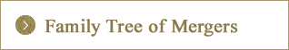 Family Tree of Mergers at Tanabe Pharma Corporation Historical Museum